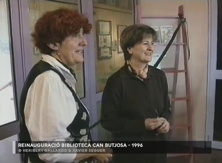 Reinauguració de la Biblioteca de Can Butjosa 1996