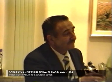 Sopar Penya Blanc-Blava al 1994